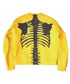 Shop The Unisex Skeleton Cowhide Leather Jacket