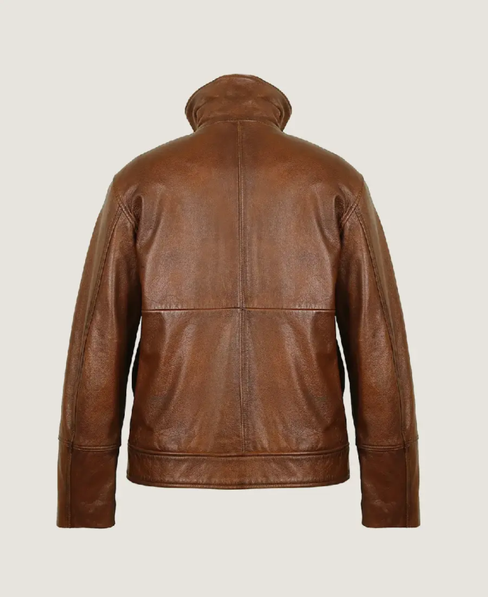 Shop The Women’s Classic Brown Leather Jacket back