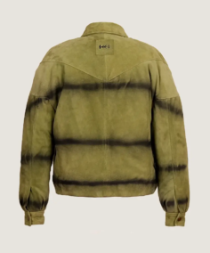 Shop The Women's Quilted Suede Leather Jacket Back