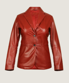 Women's Simonetta Ravizza Leather Blazer