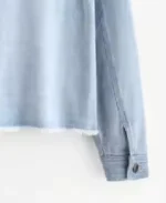 3D Rose Embroidery Patch Denim Jacket Sleeves