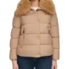 Costco Women's Removable Faux Fur Collar Puffer Jacket