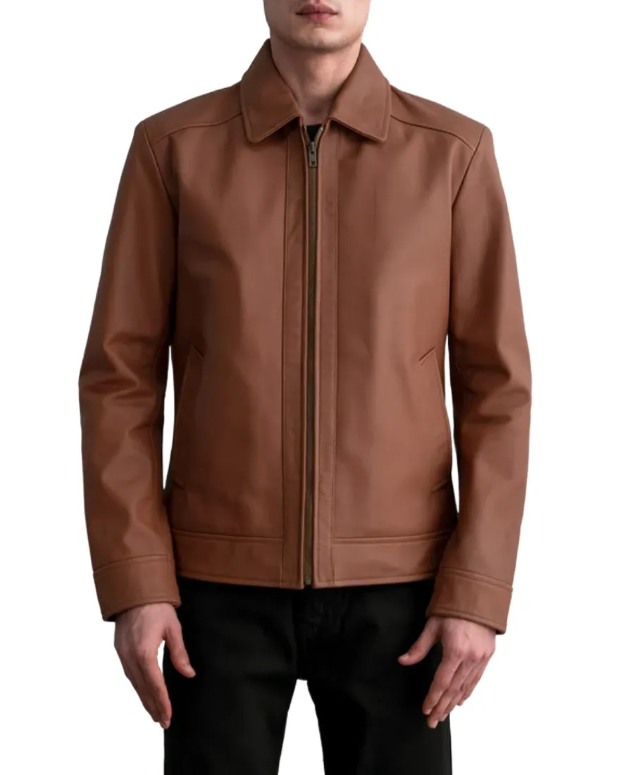 Inferno Matte Brown Leather Jacket
