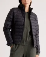 Lightweight Down Packable Puffer Jacket Black