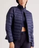 Lightweight Down Packable Puffer Jacket Navy
