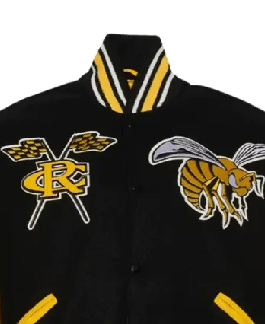 Men'S Alabama State University Varsity Jacket 3 Men'S Alabama State University Varsity Jacket Collar