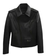 Men's Antique Black Leather Jacket