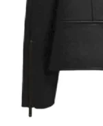 Men's Antique Black Leather Jacket Sleeves