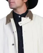Men's Authentic White Canvas Duster Coat - Image 3