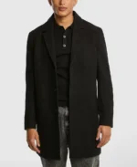 Men's Black Duster Coat