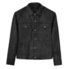 Men's Classic Shirt Style Leather Jacket