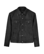 Men's Classic Shirt Style Leather Jacket