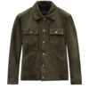 Men's Frodo Olive Leather Jacket