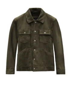Men's Frodo Olive Leather Jacket