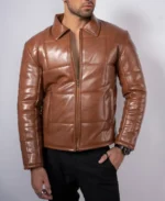 Men's Frost Craft Faux Leather Jacket - Image 4