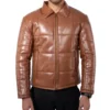 Men's Frost Craft Faux Leather Jacket Front Side