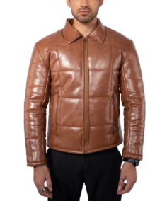 Men's Frost Craft Faux Leather Jacket Front Side