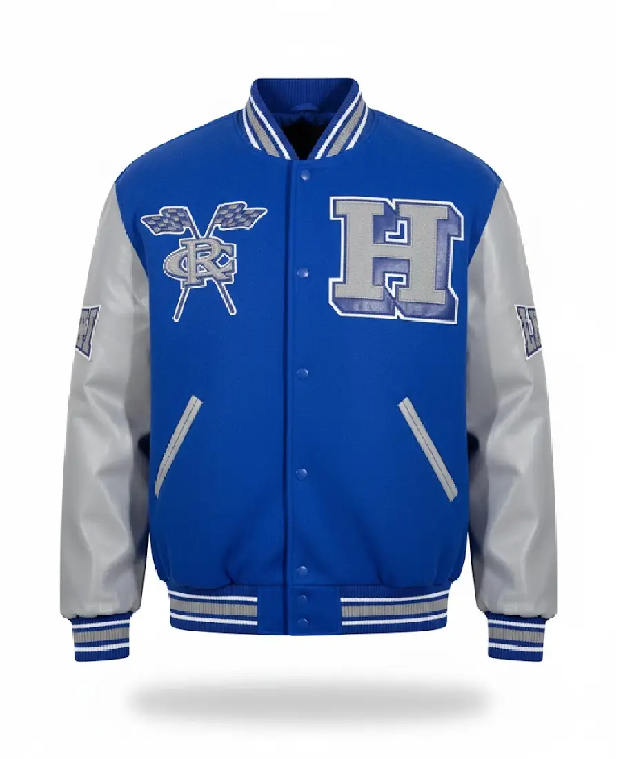 Men'S Hampton University Varsity Jacket Men'S Hampton University Varsity Jacket