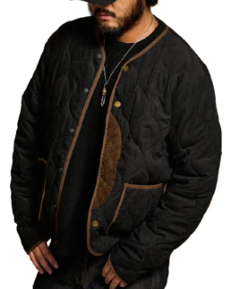 Men's Hyotan Quilted Padded Corduroy Jacket - Trendy Leather Jackets