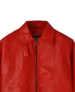 Men's Napa Shirt Style Leather Jacket Collar