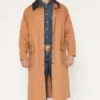 Men's Brown Canvas Duster Coat