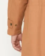 Men's Brown Canvas Duster Coat