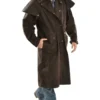 Men's Low Ride Canvas Duster Coat