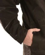 Men's Low Ride Canvas Duster Coat