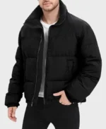 Men's Parachute Black Puffer Jacket