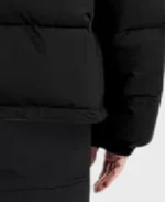 Men's Parachute Black Puffer Jacket Sleeves