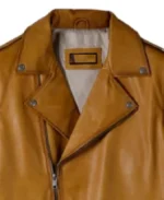 Men's Rutland Moto Leather Jacket Collar