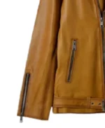 Men's Rutland Moto Leather Jacket Sleeves