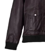 Men's Shearling Leather Jacket Sleeves