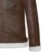 Men's Spanish B3 Aviator Leather Jacket Sleeves