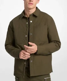 Men's Stretch Cotton Padded Bomber Jacket