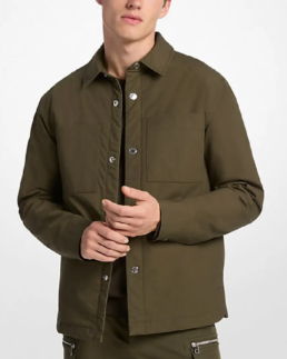 Men's Stretch Cotton Padded Bomber Jacket