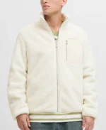 Men's Teddy Fleece Bomber Jacket