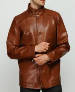 Men's The Barclay Brown Leather Jacket