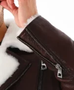 Men's The Cortina & Shearling Leather Jacket Sleeves