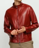 Men's The Del Rio Burgundy Leather Jacket