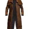 Men's Western Distressed Suede Canvas Duster Coat