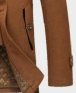 Men's Winter Lapel Style Wool Coat Sleeves