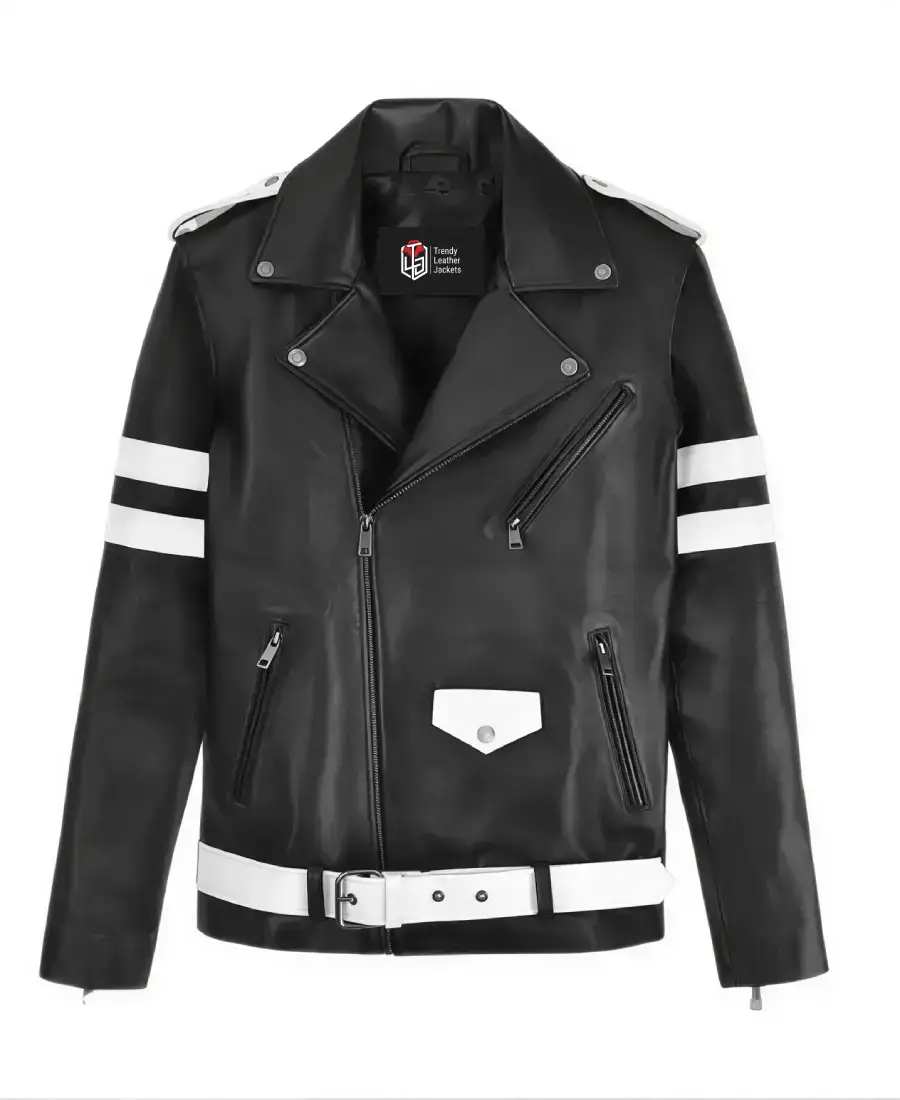 Men'S Monza Biker Leather Jacket