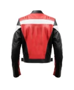 Shop The Men's Red and Black Moto Faux Leather Jacket