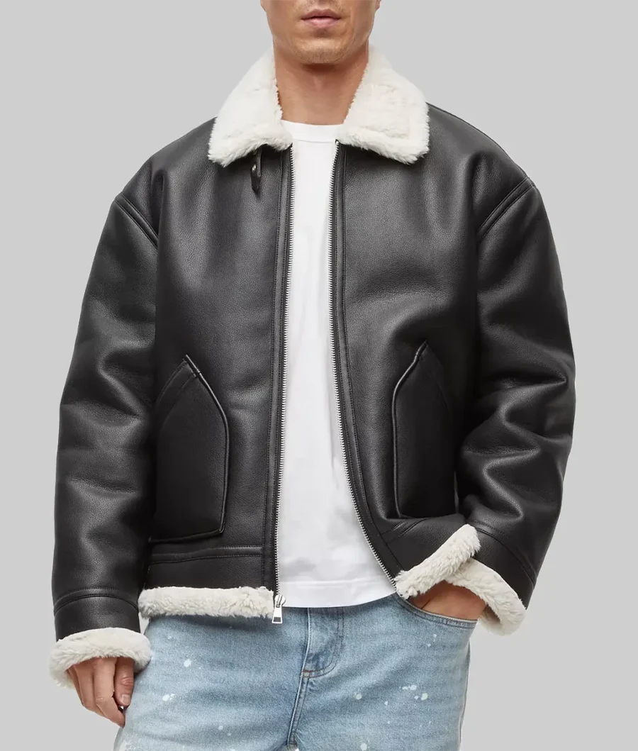 Alternative view of O’Shea Jackson Black B6 Bomber Jacket