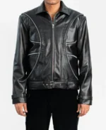Rocky Rough Faux Leather Jacket