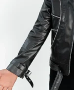 Rocky Rough Faux Leather Jacket - Image 3