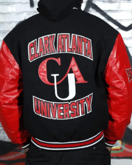 Shop The Clark Atlanta University Black Varsity Jacket