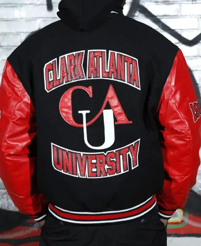 Shop The Clark Atlanta University Black Varsity Jacket