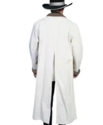 Men's Authentic White Canvas Duster Coat - Image 2